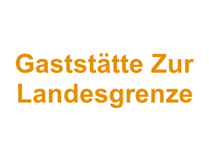 Gaststätte Zur Landesgrenze Logo