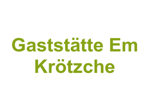 Gaststätte Em Krötzche Logo