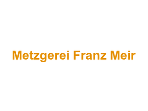 Metzgerei Franz Meir Logo