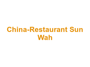 China-Restaurant Sun Wah Logo