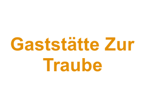 Gaststätte Zur Traube Logo