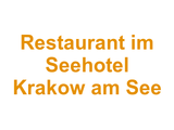 Restaurant im Seehotel Krakow am See Logo