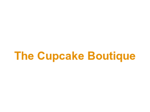 The Cupcake Boutique Logo
