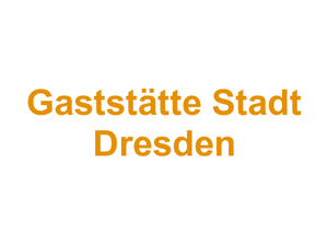 Gaststätte Stadt Dresden Logo