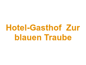 Hotel-Gasthof  Zur blauen Traube Logo