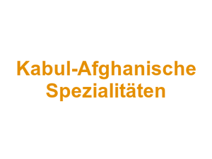 Kabul-Afghanische Spezialitäten Logo