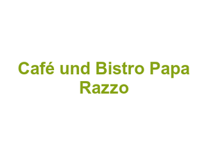 Café und Bistro Papa Razzo Logo