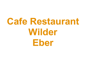 Cafe Restaurant Wilder Eber Logo