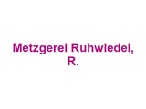 Metzgerei Ruhwiedel, R. Logo