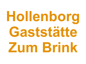 Hollenborg Gaststätte Zum Brink Logo