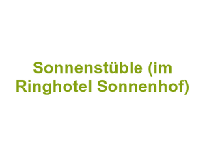Sonnenstüble (im Ringhotel Sonnenhof) Logo