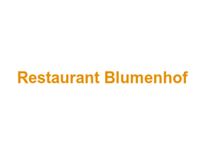Restaurant Blumenhof Logo