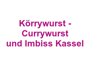 Körrywurst - Currywurst und Imbiss Kassel Logo