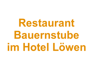 Restaurant Bauernstube im Hotel Löwen Logo