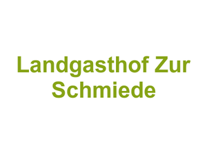 Landgasthof "Zur Schmiede" Logo