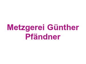 Metzgerei Günther Pfändner Logo