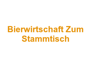 Bierwirtschaft Zum Stammtisch Logo