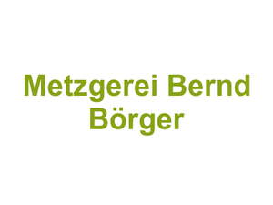Metzgerei Bernd Börger Logo