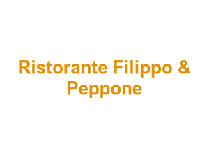 Ristorante Filippo & Peppone Logo