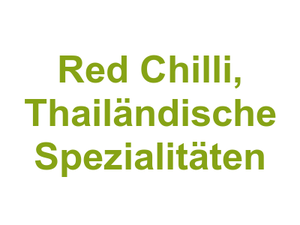 Red Chilli, Thailändische Spezialitäten Logo