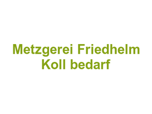 Metzgerei Friedhelm Koll bedarf Logo