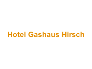 Hotel Gashaus Hirsch Logo
