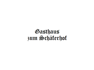 Gasthaus zum Schäferhof Logo
