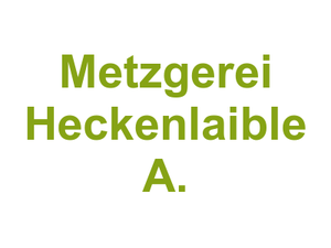 Metzgerei Heckenlaible A. Logo