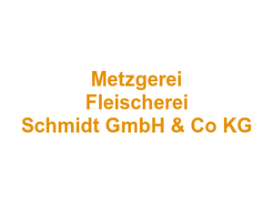 Metzgerei Fleischerei Schmidt GmbH & Co KG Logo