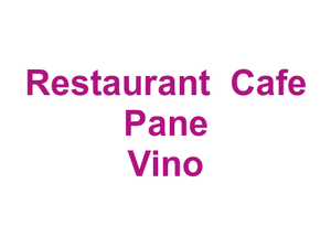 Restaurant  Cafe Pane Vino Logo