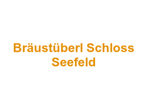 Bräustüberl Schloss Seefeld Logo