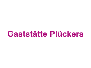 Gaststätte Plückers Logo