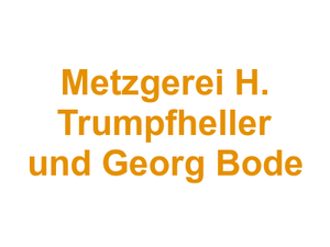 Metzgerei H. Trumpfheller und Georg Bode Logo