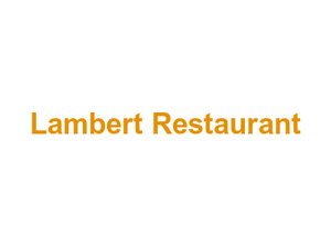 Lambert Restaurant Logo