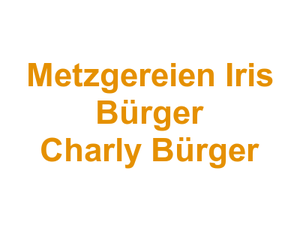 Metzgereien Iris Bürger Charly Bürger Logo