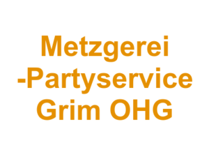 Metzgerei -Partyservice Grim OHG Logo