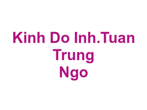 Asiatische Spezialität Kinh Do Inh.Tuan Trung Ngo Logo
