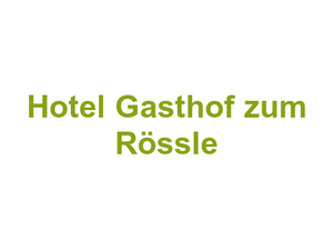 Hotel Gasthof zum Rössle Logo