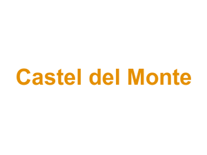 Castel del Monte Logo