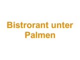 Bistrorant unter Palmen Logo