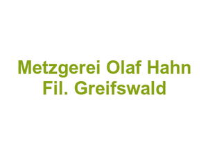 Metzgerei Olaf Hahn Fil. Greifswald Logo