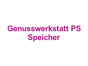 Genusswerkstatt PS Speicher Logo