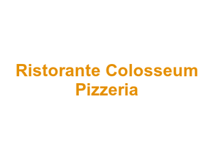 Ristorante Colosseum Pizzeria Logo