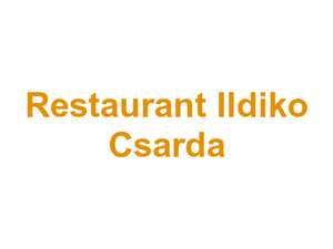 Restaurant Ildiko Csarda Logo