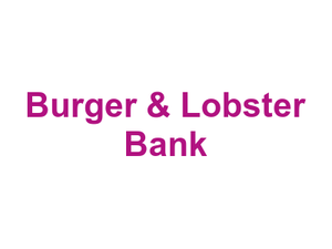 Burger & Lobster Bank Logo