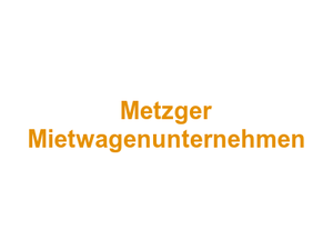 Metzgerei Gerhard Metzger Mietwagenunternehmen Logo