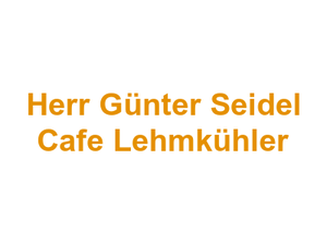 Herr Günter Seidel Cafe Lehmkühler Logo