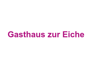 Gasthaus zur Eiche Logo