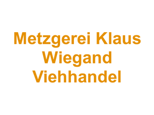 Metzgerei Klaus Wiegand Viehhandel Logo