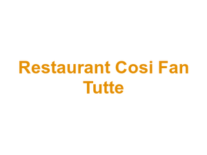 Restaurant Cosi Fan Tutte Logo